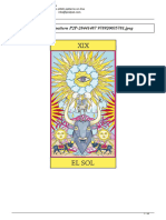 ElSol Tarot Print Patron Puntocrruz