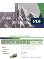 Presentación PPT Análisis de Precios Unitarios