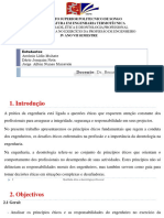 Deontologia No Exercicio Da Profissao de Engenheiro F