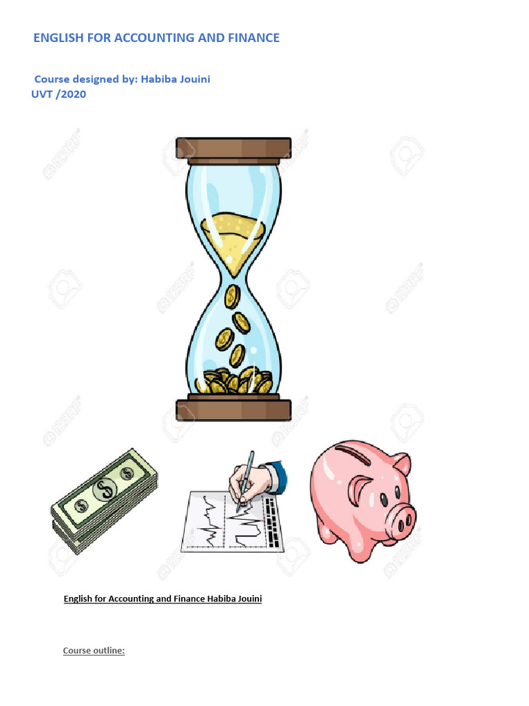 English for Accounting & Finance Course | PDF | Bookkeeping | Debits ...