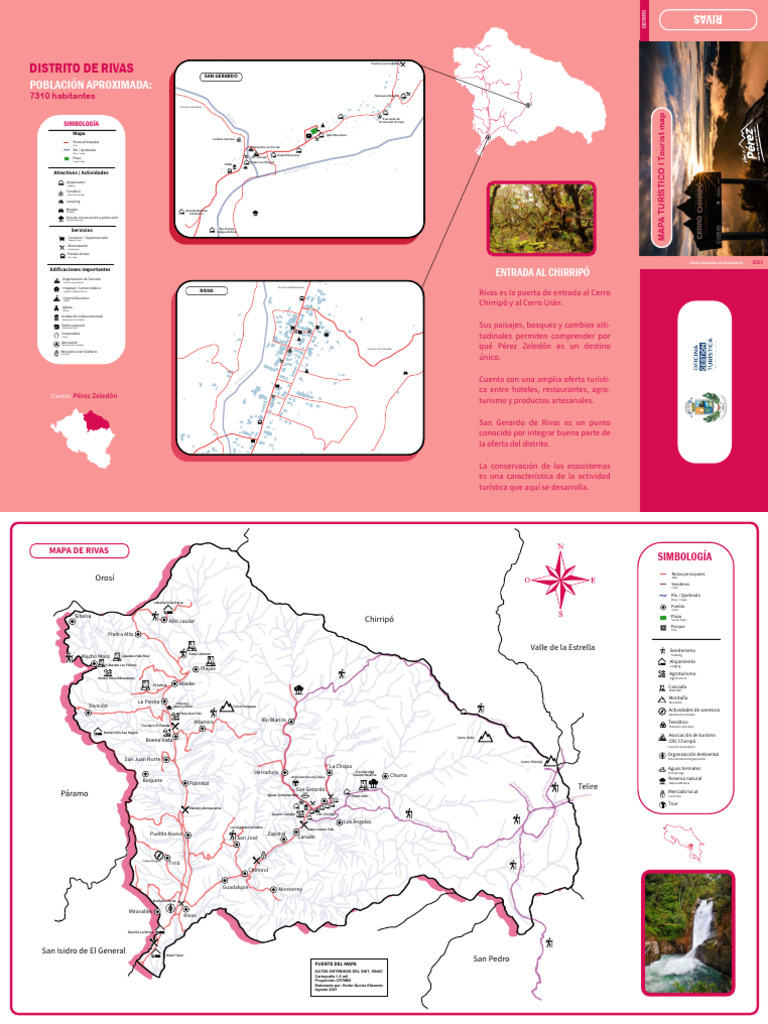 Mapa Turístico del Distrito de Rivas | PDF
