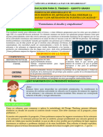 EXPERIENCIA DE APRENDIZAJE N° 03 - ACTIVIDAD N° 01 -5TO GRADO -EPT