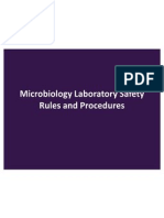 Microbiology Laboratory Safety Rules and Procedures