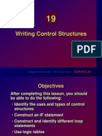 Writing Control Structures: Oracle Corporation, 1998. All Rights Reserved