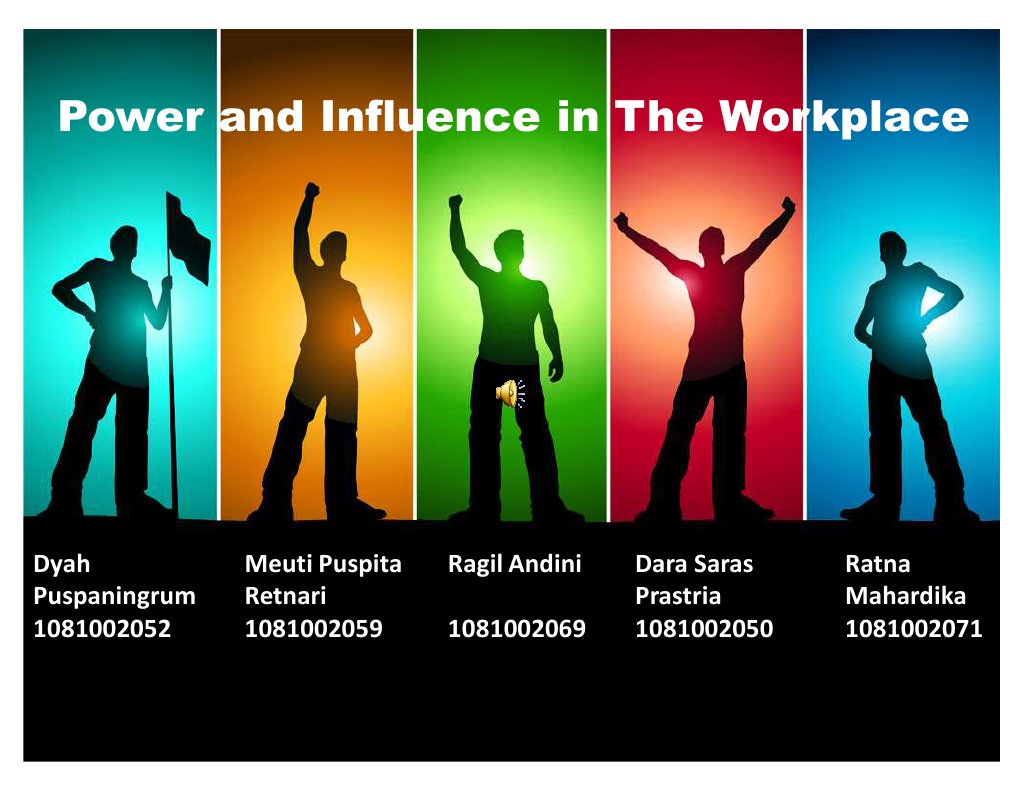 Power and Influence at Workplace