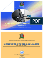 Computerstudies Syllabus Grade 8 12