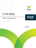 CTR 8500 3.7.0 MPLS Configuration - December2018