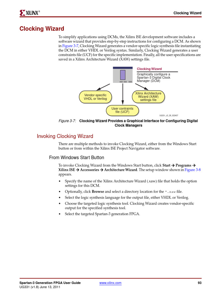Invoking Clocking Wizard | PDF | Field Programmable Gate Array | Vhdl