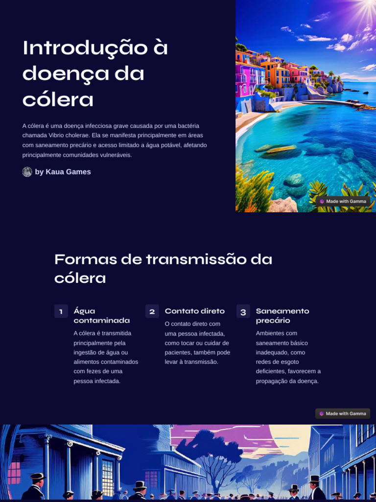 Entenda a Doença da Cólera: Causas e Tratamento | PDF | Cólera ...