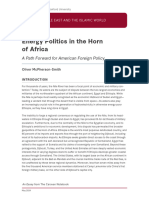 Energy Politics in the Horn of Africa: A Path Forward for American Foreign Policy