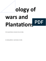 Sociology of Wars and Plantations