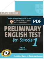 Vdocuments - MX Cambridge Preliminary English Test For Schools 1 Book