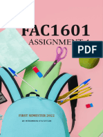 FAC1601 Assignment 4 Solutions First Semester 2022