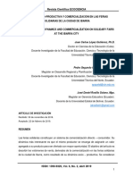 Dinámica Socio-Productiva y Comercialización en Las Ferias