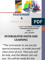 STATIONERY Presentation