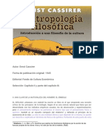 Ernst. Antropología Filosófica. Selección. Resaltado