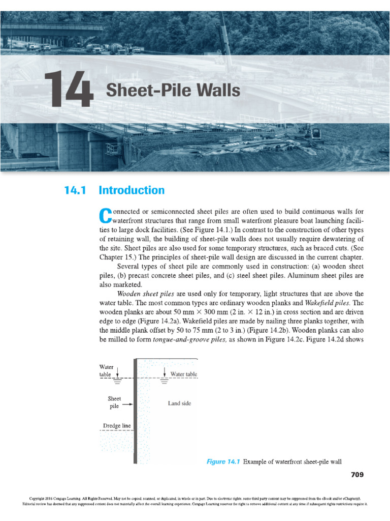 Sheetpile (Principles of Foundation EngineeringBraja M Das) 00 PDF