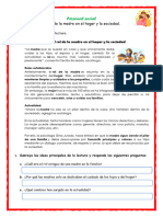 06 Mayo Ps Ficha El Rol de Madre en El Hogar y en La Sociedad