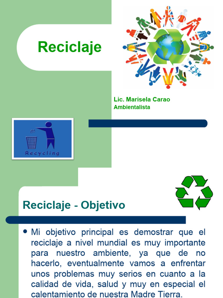Importancia Global del Reciclaje | PDF | Reciclaje | Residuos
