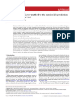 Application of The Factor Method To The Service Life Prediction of Architectural Concrete