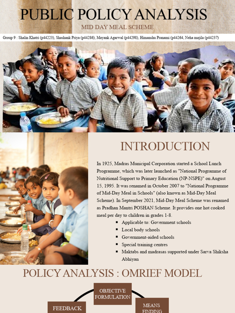 Overview of India's Mid-Day Meal Scheme | PDF | Malnutrition