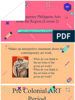 Lo2 - Contemporary Arts in The Philippines (Lesson 1 - 3)
