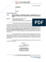 Ofico #0379 Informe de Implementacion de Secretaria Tecnica y El Pad - Miraflores