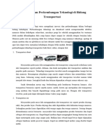 Kemajuan Dan Perkembangan Teknologi Di Bidang Transportasi