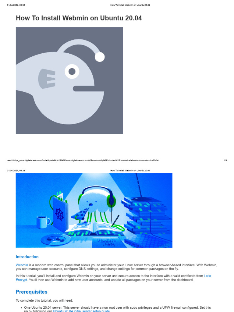 How To Install Webmin On Ubuntu 20.04 | PDF | Public Key Certificate ...