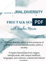 Free Talk - Cultural Diversity