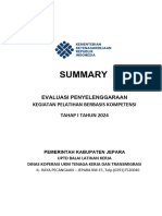 Summary Evaluasi PBK Tahap 1 Jepara 2024