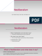 2019 10 01 Neoliberalism Week6 Daeho LEE