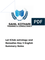 Lal Kitab astrology and Remedies Day 3 English Summary Notes