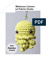 PDF Las Medusas Llavero Amigurumi Patron Gratis