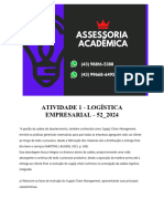 Atividade 1 - Logística Empresarial - 52 2024