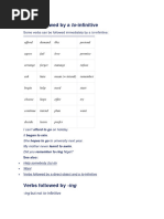 Verb Patterns