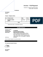 Invoice FULL Payment - Safeglove Nitrile Size L
