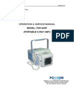 Operation Amp Service Manual Model PXP 60hf Portable X Ray Unit