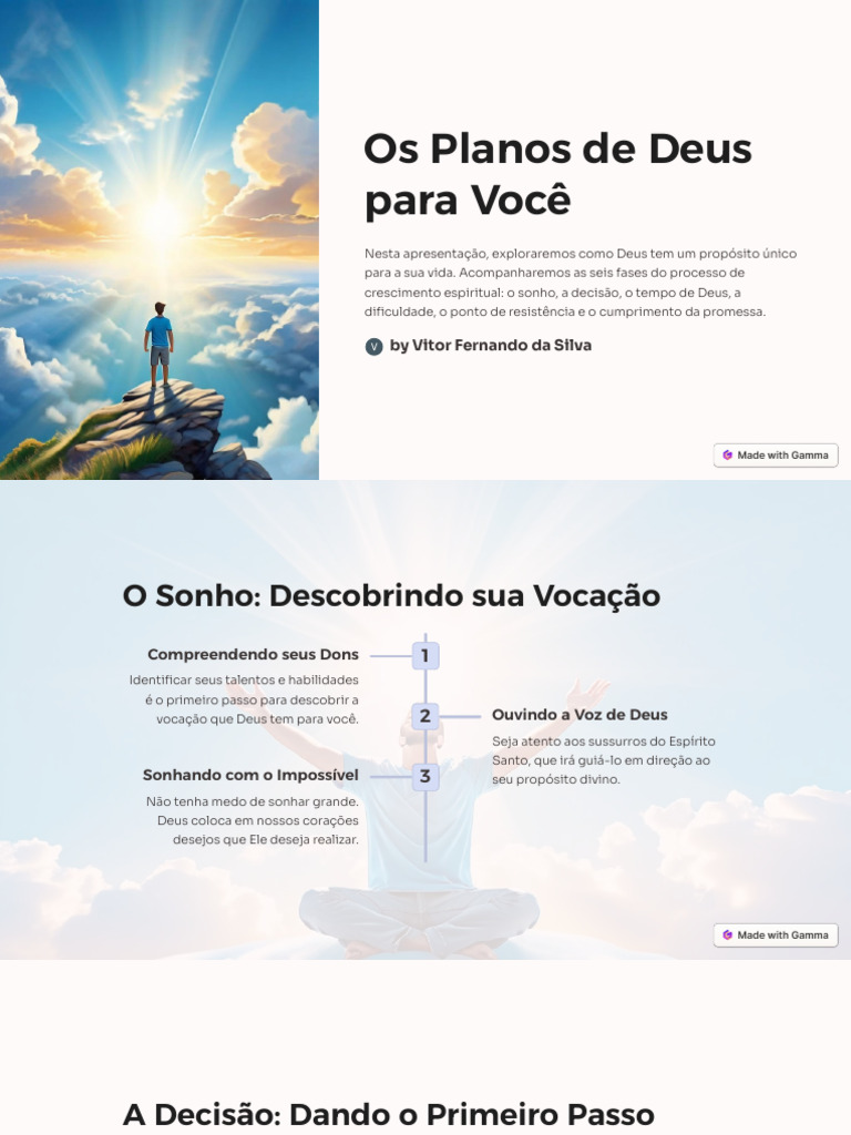 Os Planos De Deus Para Voce Pdf Fé Deus