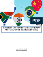 Ejercicio de Analaisis Economico. Nuevo Banco de Desarrollo de Los Brics. Sesion 7