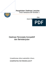 Draft Materi Pengelolaan Destinasi Lanjutan