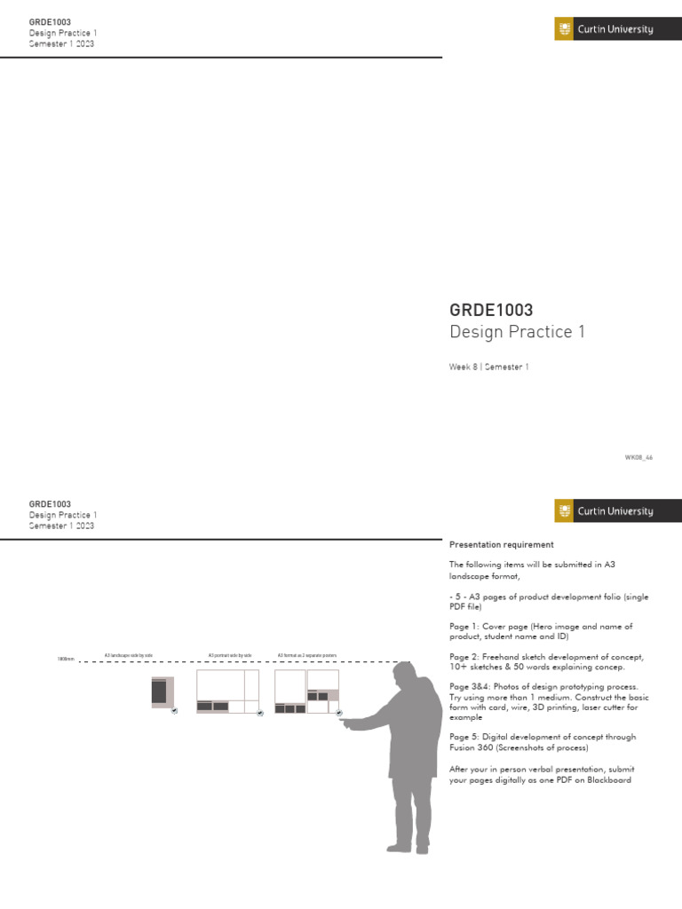Design Practice 1 Presentation Guide | PDF | Page Layout