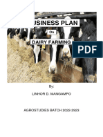 Business Plan on Dairy Farming-LDM