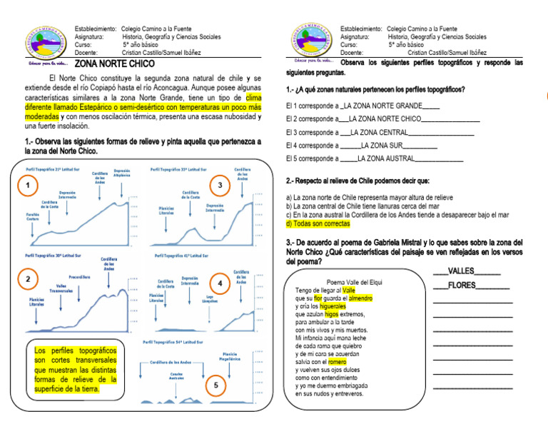 Características del Norte Chico de Chile | PDF | Chile | Ciencias de la ...