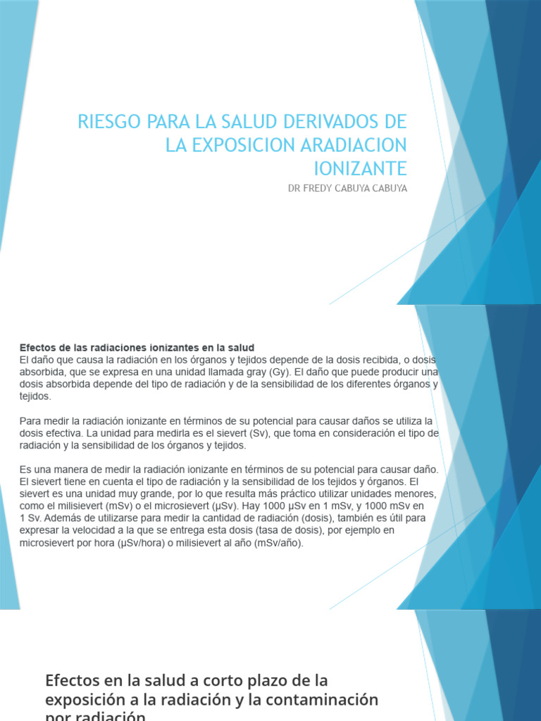 riesgo-para-la-salud-exposicion-a-rayos-x-pdf-radiaci-n-ionizante