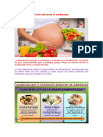Lección Nutrición Durante El Embarazo