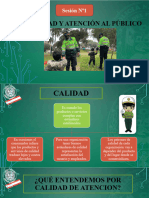 CALIDAD Y ATENCIÓN AL PÚBLICO Sesion #1