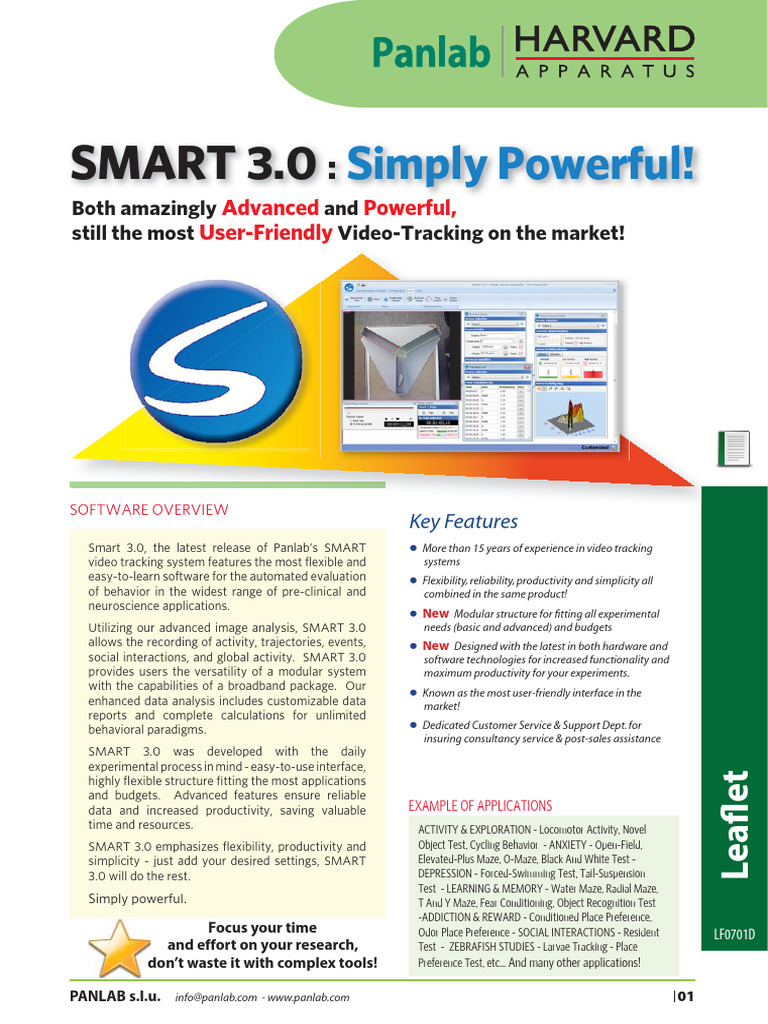 Smart 3.0 Video Tracking Software Overview | PDF | Video | Camera
