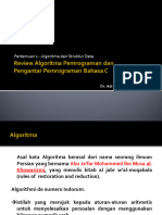 P1 - Review Algoritma Pemrograman Dan Pengantar C