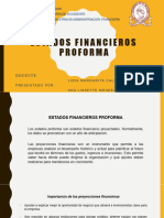 Estados Financieros Proforma